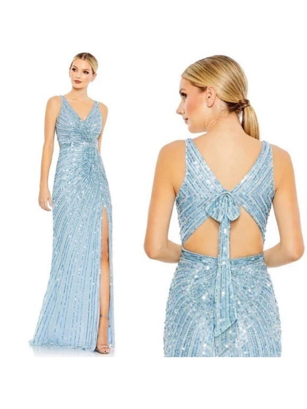 NWT Sequin Mac Duggal Evening Gown size 14